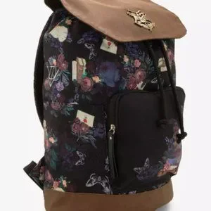Harry Potter Dark Floral Icon Slouch Backpack NWT Loungefly Harry Potter Marauder main image 4